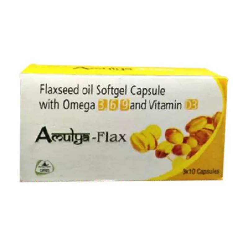 AMULYA FLAX Flaxseed Oil Capsules