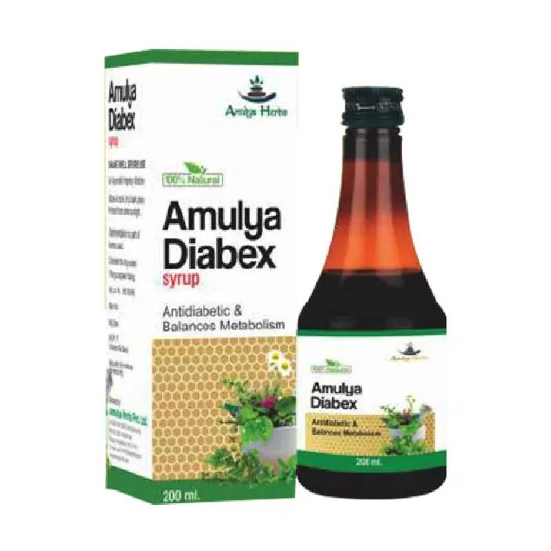 AMULYA DIABEX SYRUP Anti Diabetic & Balances Metabolism
