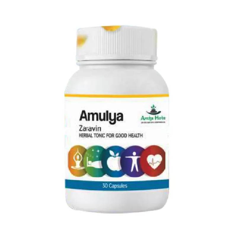 AMULYA ZARAVIN CAPSULES Ideal Vital Tonic for Good Health